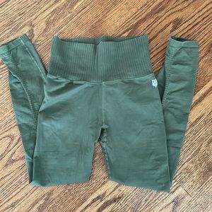 Free People high waisted 7/8 length Good Karma leggings